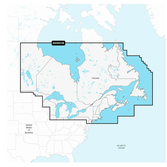 Garmin Navionics NSUS012R Canada East  Great Lakes 010C148420