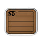 SeaDek YETI Roadie 24 Teak Cooler Pad  6mm  MochaBlack 5363780093