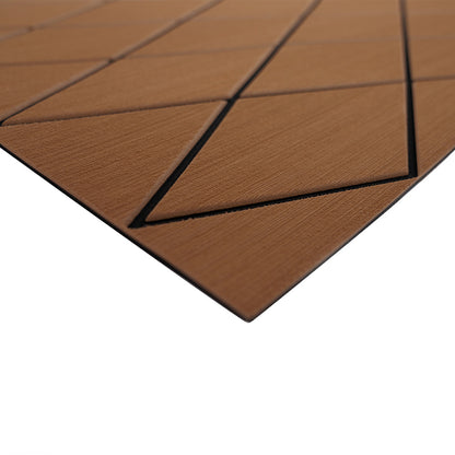 SeaDek 40 x 80 6mm Two Color Diamond Full Sheet  Brushed Texture  BrownBlack 1016mm x 2032mm x 6mm 5641189905