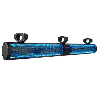 DS18 37 Marine Amplified Sound Bar wBluetooth 1200W w10 Speaker System  RGB LED SB37BTXRGB