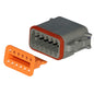 Pacer Deutsch DT Plug  Wedge Lock Kit  12 Position  5 Pack TDT0612S5