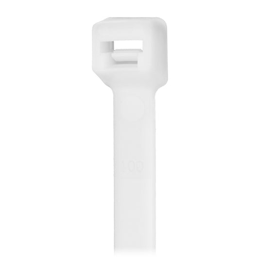 Pacer 4 Cable Tie  Natural Color  18lb Tensile Strength  1 Bundle Diameter  100 Piece Bag CT1M100