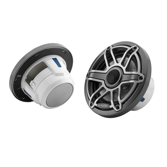 JL Audio M6 Series 65 Marine Coaxial Speakers wTitanium Sport Grille  M6650XSGmTi 0100309100