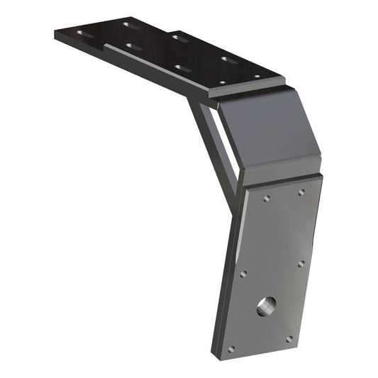 PowerPole Deck Mount  13 Aft  11 Drop  Black PKD1311UBK