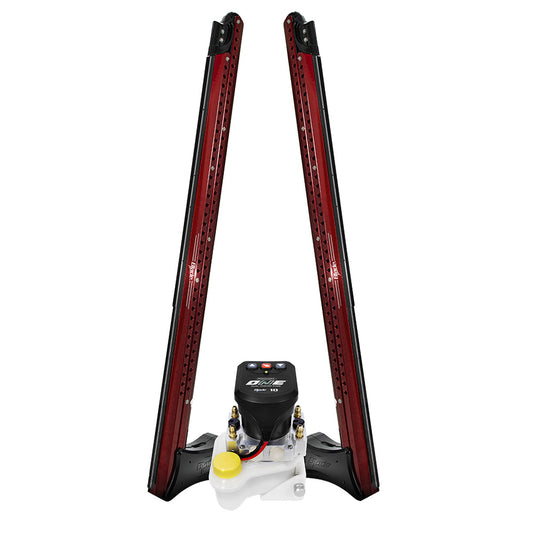 PowerPole Blade ONE Pump BLS Shallow Water Anchor System  10  Dual Blade  Red PP2BLS10RD