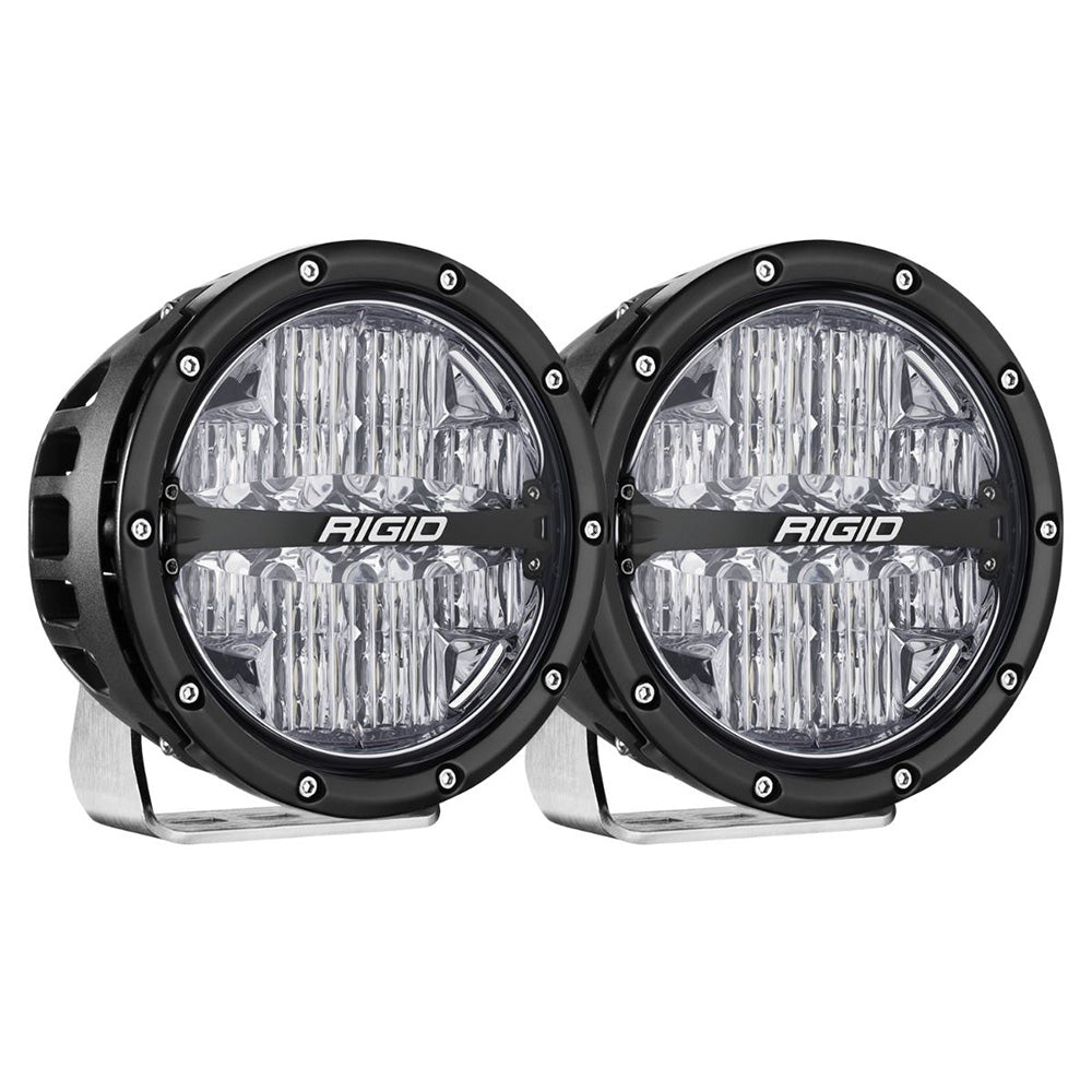 RIGID Industries 360Series RGBW 6 Offroad Lamp Drive Beam wRGBW Backlight Pods  Set of 2 36411