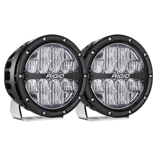 RIGID Industries 360Series RGBW 6 Offroad Lamp Drive Beam wRGBW Backlight Pods  Set of 2 36411