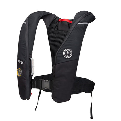 Mustang Elite 190 Offshore Inflatable PFD  Black MD3170130