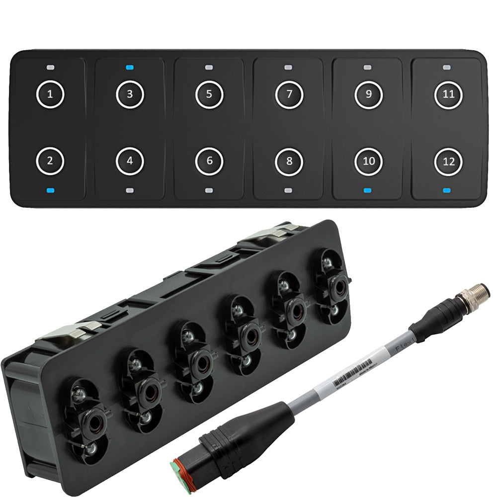 Maretron CKM12 Keypad wCKM to NMEA 2000 Adapter Cable  02M Horizontal Orientation A38022