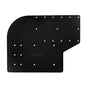 Sea Brackets Large Offset Trolling Motor Plate fMinn Kota Quest  Black SEA2305BLK
