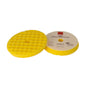 RUPES Velcro Waffle Fine Polishing Pad fRotary Polishers 90mm  Yellow 9WF90M