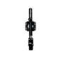 Powerwinch Select Series Jack  1200lb WeldOn Single Wheel Carbon Black 21400J1200W1BR