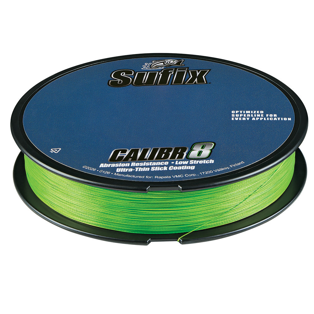 Sufix Calibr8 Braid 300yds 80lb  Neon Lime 694180L