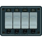 Blue Sea 8262 Waterproof Panel 4 Position  Slate Grey 8262