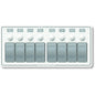 Blue Sea 8271 Water Resistant Panel  8 Position  White  Horizontal Mount 8271