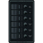 Blue Sea 8373 Water Resistant 6 Position  Black  Vertical Mount Panel 8373