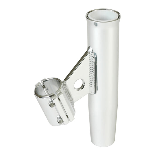Lees ClampOn Rod Holder  Silver Aluminum  Vertical Mount  Fits 1900 OD Pipe RA5004SL