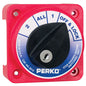 Perko Compact Medium Duty Battery Selector Switch wKey Lock 8512DP