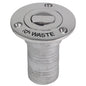 Whitecap Bluewater Push Up Deck Fill  112 Hose  Waste 6996CBLUE