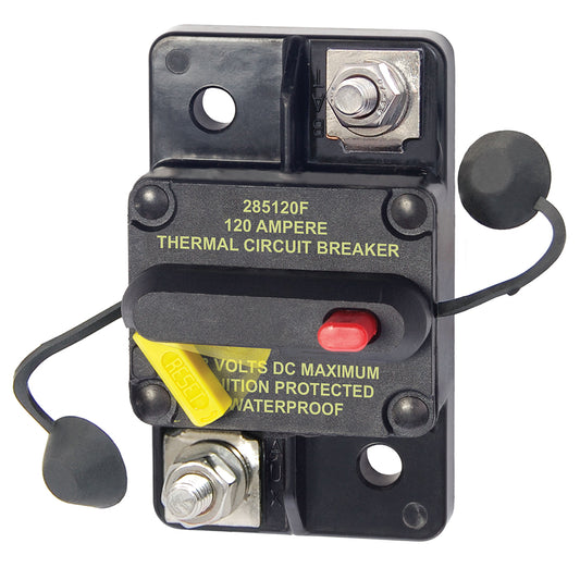 Blue Sea 7188 120 Amp Circuit Breaker Surface Mount 285 Series 7188
