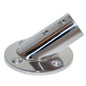 Whitecap  OD 30 Degree Round Base SS Rail Fitting 6077C