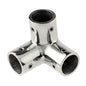 Whitecap 1 OD SS 3Way Corner Fitting 6146C