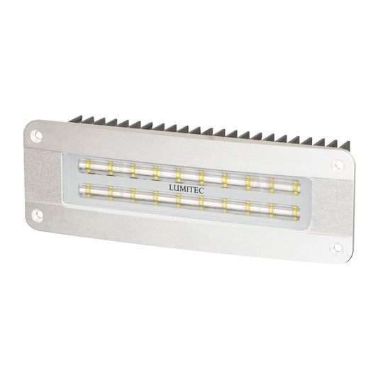 Lumitec Maxillume2  High PowerFlush Mount Flood Light  White Finish  White Dimming 101135