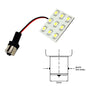 Lunasea Bayonet 9 LED Bulb BA15S  12VAC or 1030VDC2W149 Lumens  Warm White LLB229W2100