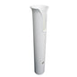 TACO Poly ThruBolt Rod Holder wMounting Holes  No Hardware  White P04011W