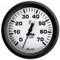 Faria Euro White 4 Tachometer 7000 RPM Gas Outboards 32905