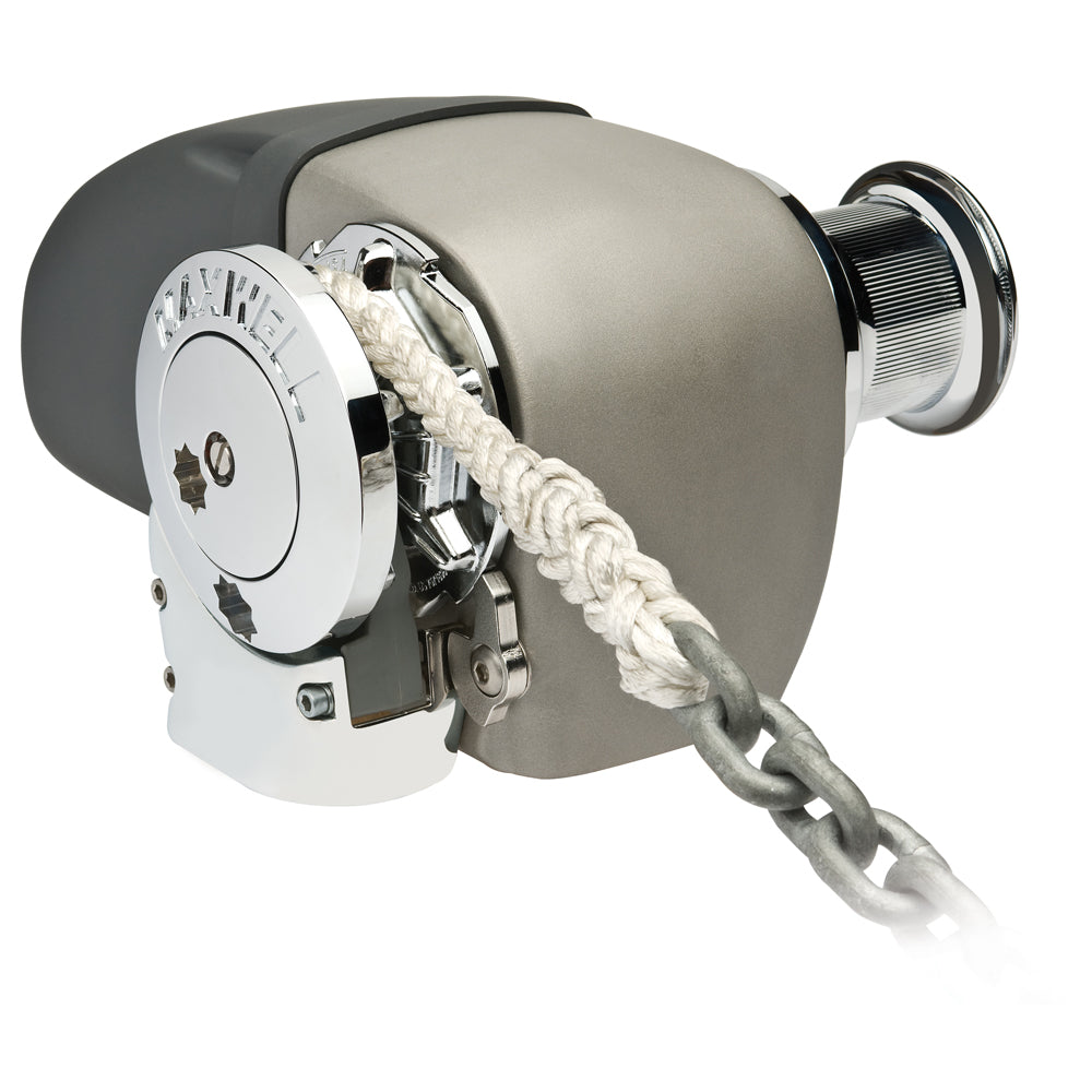 Maxwell HRC 108 Rope Chain Horizontal Windlass 516 Chain 58 Rope 12V with Capstan HRC10812V