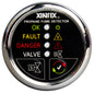 FireboyXintex Propane Fume Detector wPlastic Sensor  Solenoid Valve  Chrome Bezel Display P1CSR