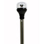 Attwood LightArmor AllAround Light  20 Aluminum Pole  Black Vertical Composite Base wAdapter 5551PA207