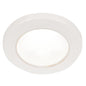 Hella Marine EuroLED 75 3 Round Screw Mount Down Light  White LED  White Plastic Rim  24V 958110111
