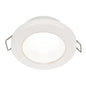Hella Marine EuroLED 75 3 Round Spring Mount Down Light  White LED  White Plastic Rim  12V 958110511