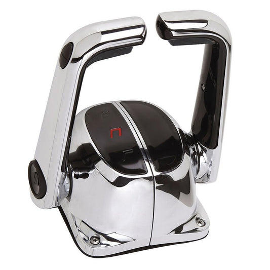 UflexTwin Lever Top Mount Control wNeutral Lock  Trim Switch  Chrome B502CHTL