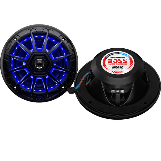 Boss Audio 65 MRGB65B Speakers  Black  200W MRGB65B