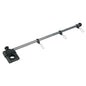 Whitecap 17 Rail Mount Flag Pole  12 Diameter Stainless Steel Staff Nylon Mount S5010