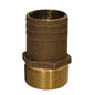 GROCO 2 NPT x 214 Bronze Full Flow Pipe to Hose Straight Fitting FF2000