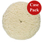 Presta Rotary Wool Buffing Pad  White Heavy Cut  Case of 12 810176CASE