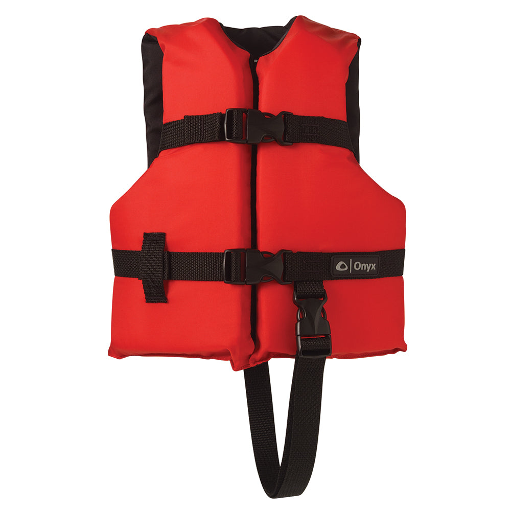 Onyx Nylon General Purpose Life Jacket  Child 3050lbs  Red 10300010000112