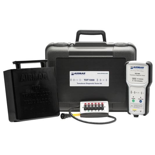 Airmar TDT1000 Transducer Tester Test Block Terminal Block Power Supply Carry Case  Direct Fit Cables Sold Separately