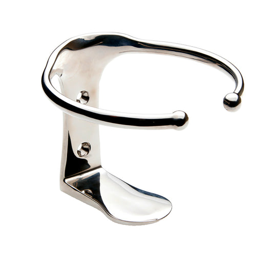Edson Single Stainless Steel Drink Holder  Vertical Mount 878ST1V