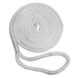 New England Ropes 34 Double Braid Dock Line  White  25 C50502400025