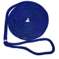New England Ropes 34 Double Braid Dock Line  Blue wTracer  35 C50532400035