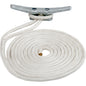 SeaDog Double Braided Nylon Dock Line  38 x 10  White 302110010WH1