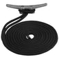 SeaDog Double Braided Nylon Dock Line  12 x 20  Black 302112020BK1