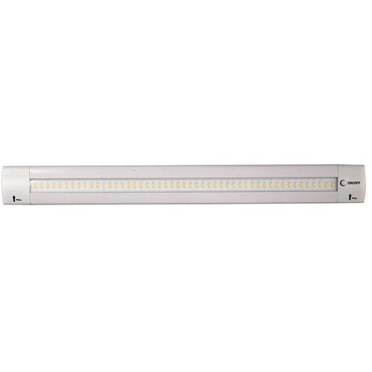 Lunasea 12 Adjustable Angle LED Light Bar  wPush Button Switch  12VDC  Warm White LLB32KW01M0