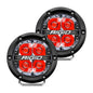 RIGID Industries 360Series 4 LED OffRoad Spot Beam wRed Backlight  Black Housing 36112
