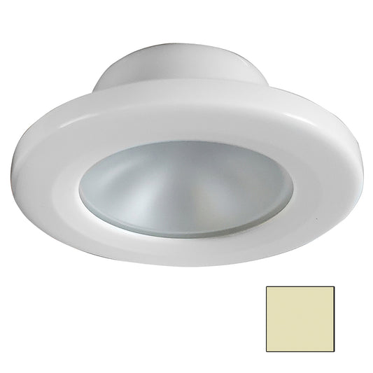 i2Systems Apeiron A3101Z 25W Screw Mount Light  Warm White  White Finish A3101Z31CAB